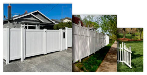 Three different examples to choose the best fence for your climate