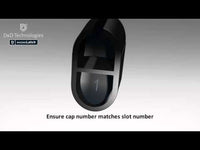 D&D MAGNALATCH - SIDE PULL - KEY LOCKABLE - BLACK